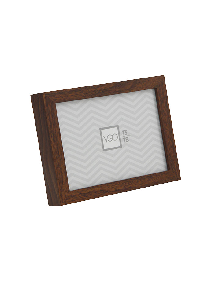 Marco de plástico símil madera shadow box (1,5 cm)