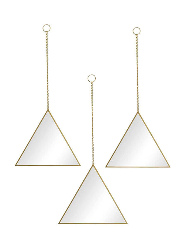 Set de 3 espejos triangulo