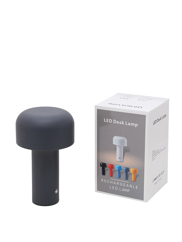 Lampara de Mesa Recargable con sensor 21 cm. Incluye cable usb