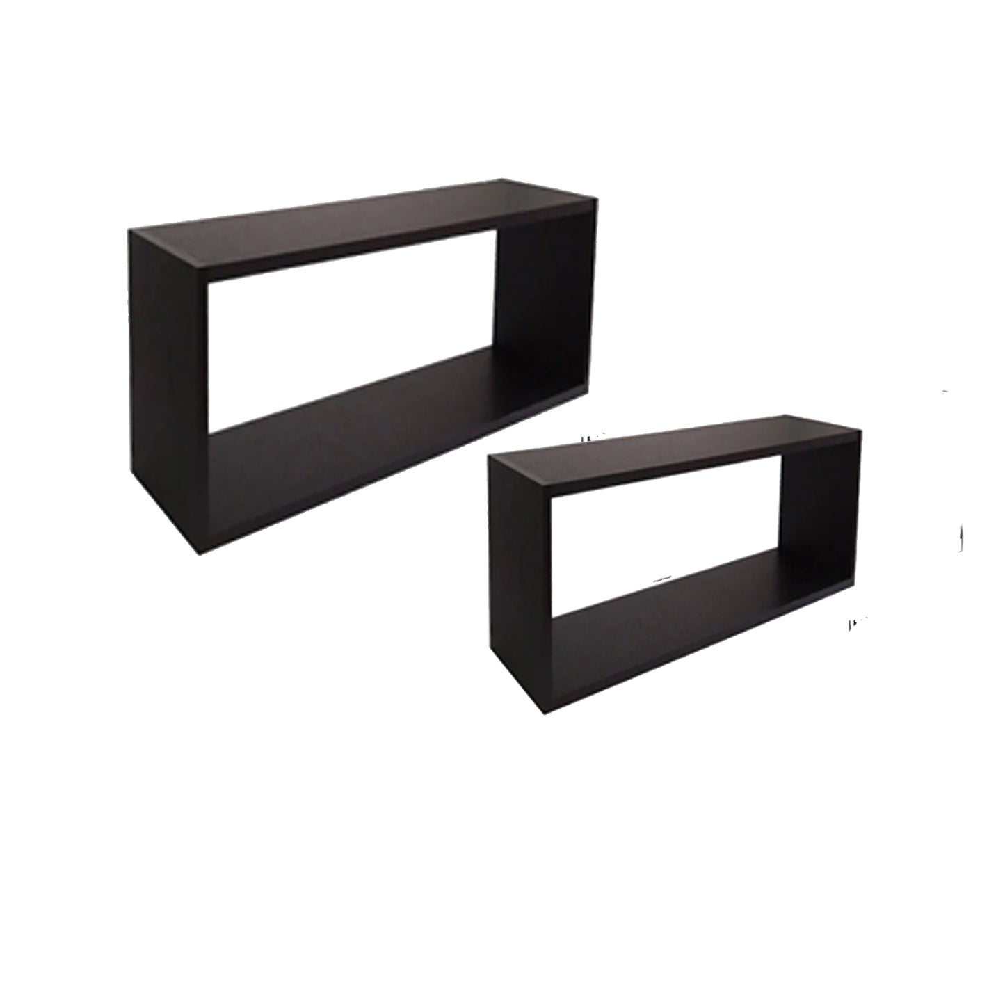 Set De 2 Cubos Madera 40X27X12 - 37X24X12 cm