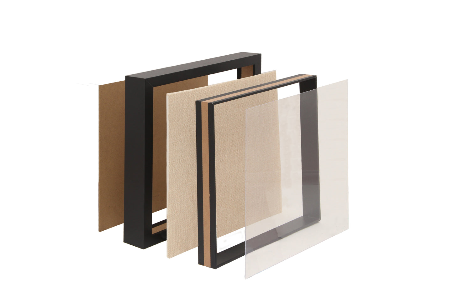 Marco shadow Box ancho con espacio de 5 cm