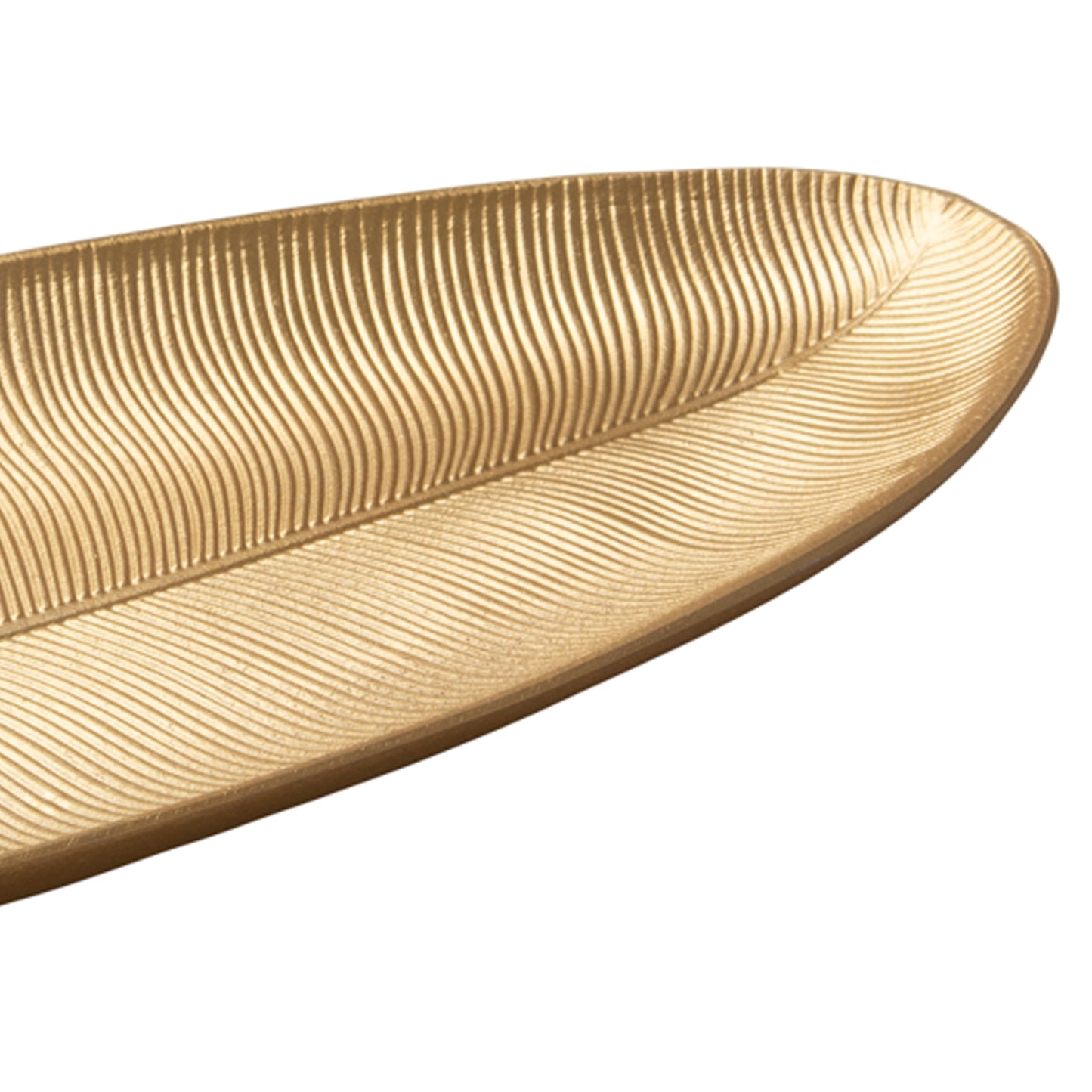 Bandeja deco 40x14.5 cm. Dorado