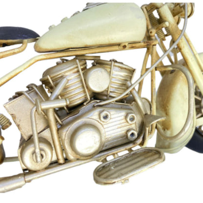 Adorno Moto vintage metalica