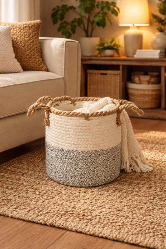 Canasto de Fibra Seagrass