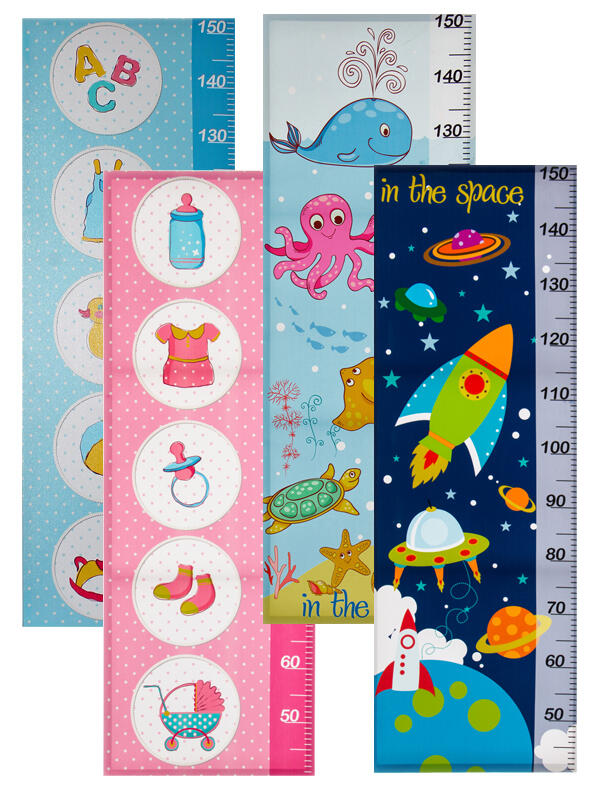 Cuadro canvas 40x113 infantil Medidas Celeste