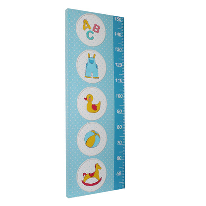 Cuadro canvas 40x113 infantil Medidas Celeste