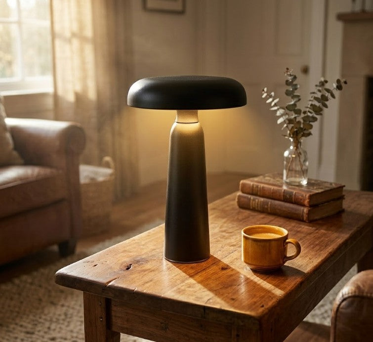 Lampara de Mesa Recargable con sensor 24 cm. Incluye cable usb