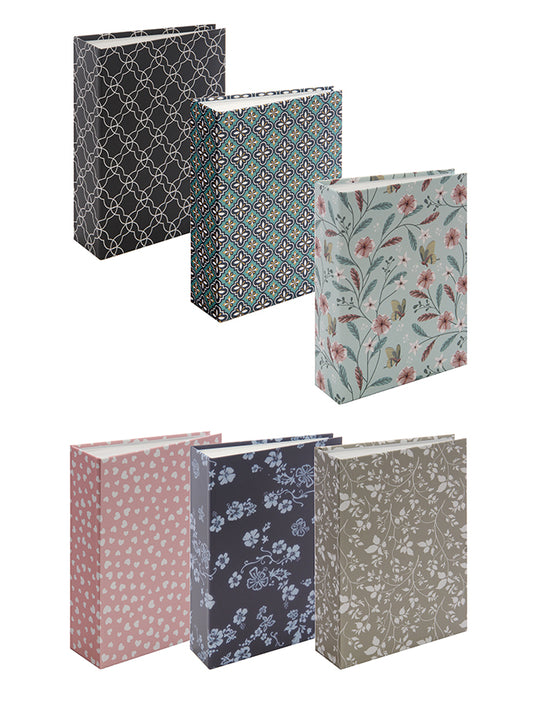 Álbum clásico estampado de hojas blancas para ensobrar