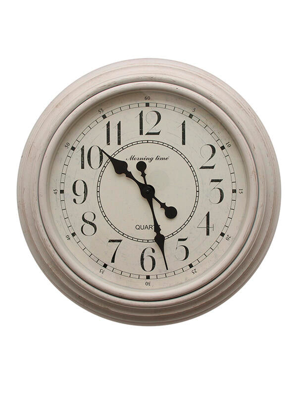 Reloj de pared 50 cm. Beige