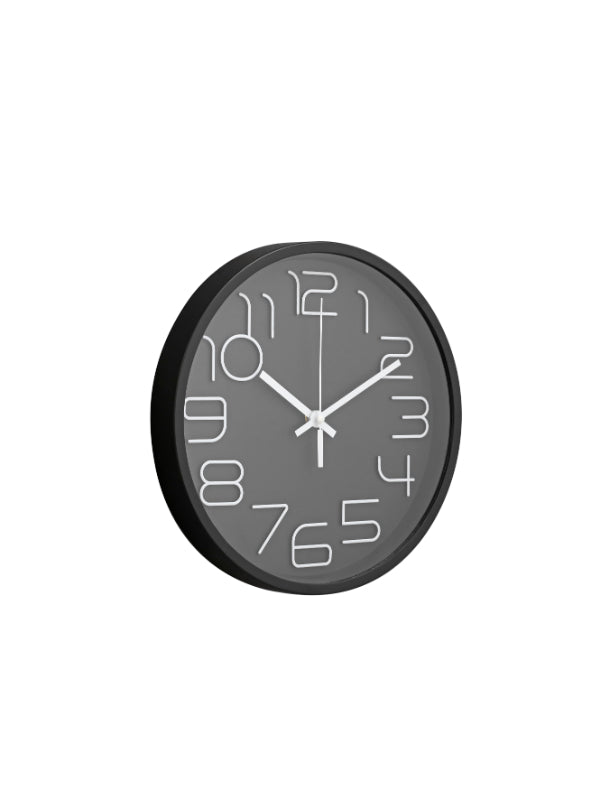 Reloj de pared 30 cm. Negro