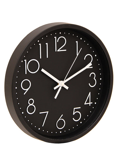 Reloj de pared  30 cm. Negro