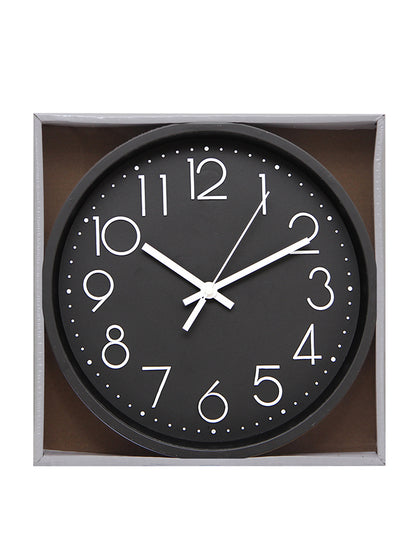 Reloj de pared  30 cm. Negro