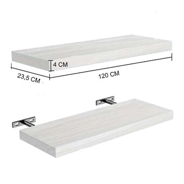 Estante Flotante Madera