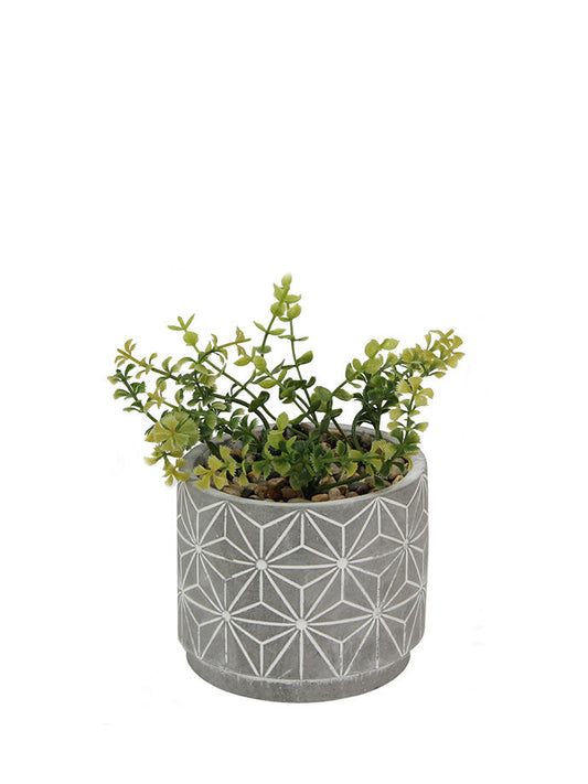 Plantita artificial deco altura 18 cm